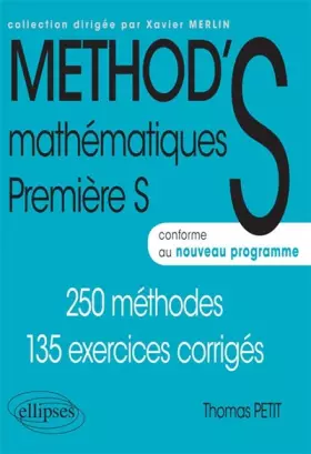 Couverture du produit · Mathématiques Méthod'S Première S Conforme au Programme 2011