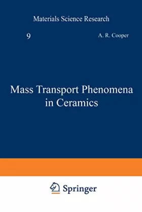 Couverture du produit · Mass Transport Phenomena in Ceramics