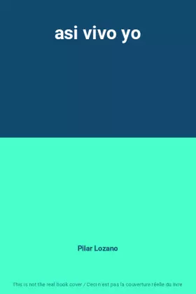 Couverture du produit · asi vivo yo