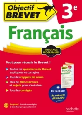 Couverture du produit · Objectif Brevet - L'épreuve de Français