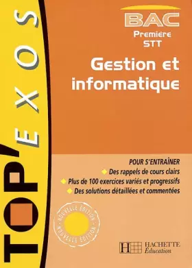 Couverture du produit · Gestion et informatique, 1ère STT