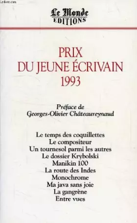 Couverture du produit · Prix du jeune écrivain, Tome 1993 :
