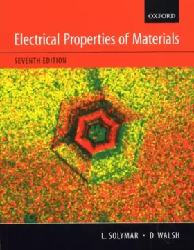 Couverture du produit · Electrical properties of materials: 7th edition
