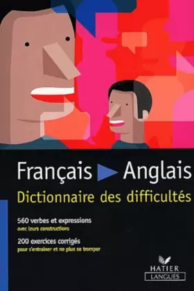 Couverture du produit · Français / Anglais Dictionnaire des difficultés
