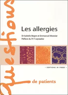 Couverture du produit · Les allergies