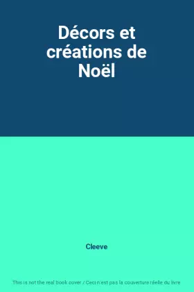 Couverture du produit · Décors et créations de Noël