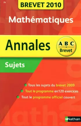 Couverture du produit · Mathématiques 3e : Sujets