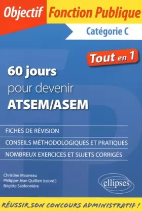 Couverture du produit · 60 Jours pour Devenir ATSEM/ASEM Tout en 1
