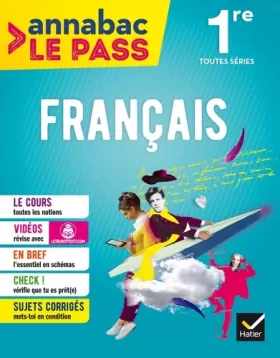 Couverture du produit · Français 1re toutes séries: cours, cartes mentales, sujets corrigés... et vidéos