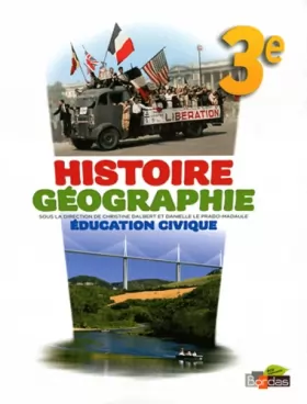 Couverture du produit · Histoire Géographie Éducation civique 3e  Manuel de l'élève Grand format