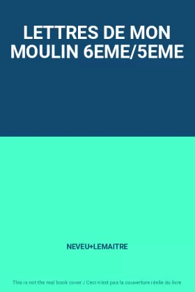 Couverture du produit · LETTRES DE MON MOULIN 6EME/5EME