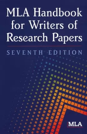 Couverture du produit · MLA Handbook for Writers of Research Papers