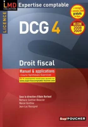 Couverture du produit · Droit fiscal DCG4 : Manuel et applications (Ancienne Edition)