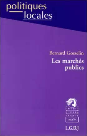 Couverture du produit · Les marchés publics