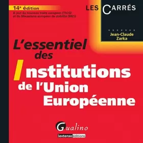 Couverture du produit · L'essentiel des institutions de l'union européenne