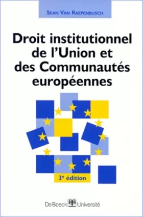 Couverture du produit · Droit institutionnel de l'Union et des Communautés européennes