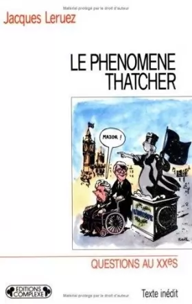Couverture du produit · Le phénomène Thatcher