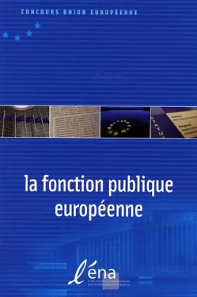 Couverture du produit · La fonction publique européenne