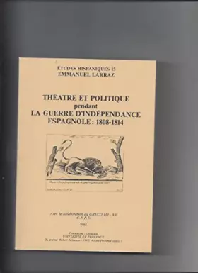 Couverture du produit · théatre et politique pendant la guerre d'independance