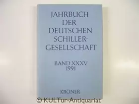 Couverture du produit · Jahrbuch der Deutrschen Schillergesellschaft