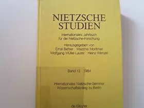 Couverture du produit · Nietzsche-Studien, 1984