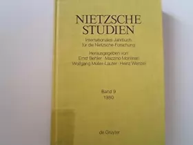 Couverture du produit · Nietzsche Studien
