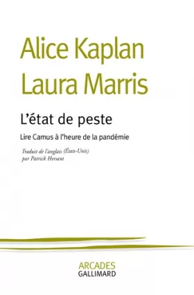 Couverture du produit · L'état de peste: Lire Camus à l'heure de la pandémie