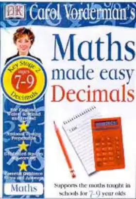 Couverture du produit · Maths Made Easy Topic Book: Decimals KS2 Lower