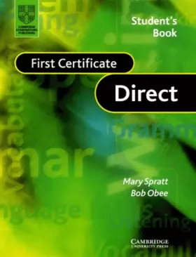 Couverture du produit · First Certificate Direct Student's Book