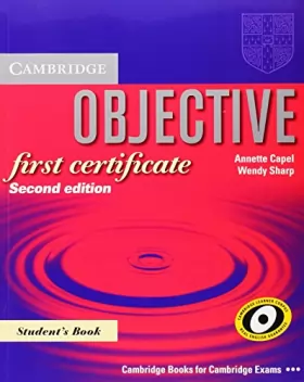 Couverture du produit · Objective First Certificate Student's Book