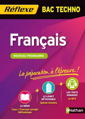 Couverture du produit · Français Bac Techno