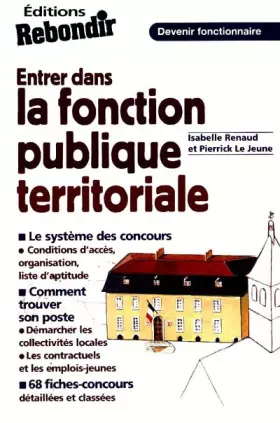 Couverture du produit · Entrer dans la fonction publique territoriale