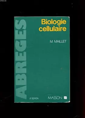 Couverture du produit · biologie cellulaire