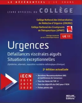 Couverture du produit · Urgences: Défaillances viscérales aiguës, situations exceptionnelles