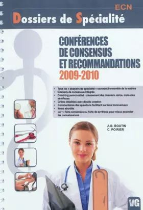 Couverture du produit · Conférences de consensus et recommandations 2009-2010