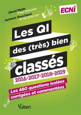 Couverture du produit · Les Questions Isolées des (très) bien classés 2016-2017-2018-2019: Les 480 questions isolées corrigées et commentées (2020)