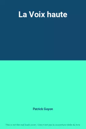 Couverture du produit · La Voix haute