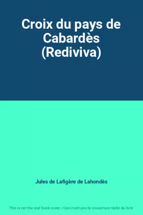 Couverture du produit · Croix du pays de Cabardès (Rediviva)