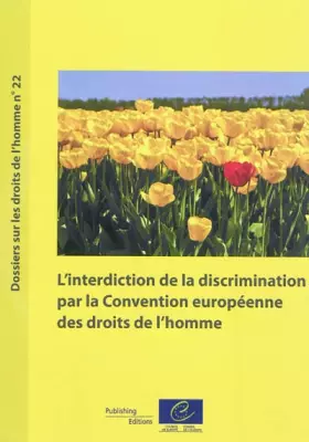 Couverture du produit · Interdiction de la discrimination par la Convention européenne des droits de l'homme