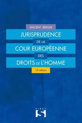 Couverture du produit · Jurisprudence de la Cour européenne des droits de l'homme