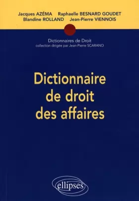 Couverture du produit · Dictionnaire De Droit Des Affaires