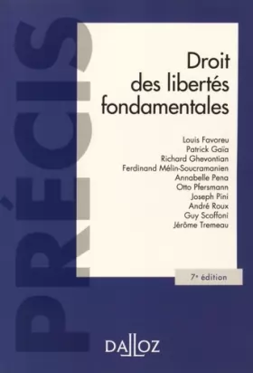Couverture du produit · Droit des libertés fondamentales - 7e éd.
