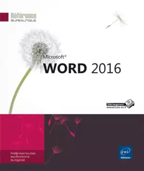 Couverture du produit · Word 2016
