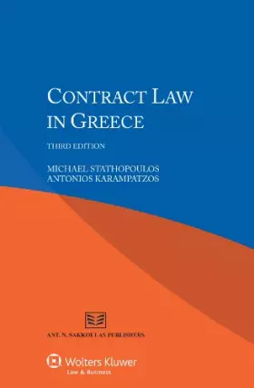 Couverture du produit · Contract Law in Greece