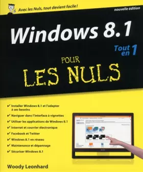 Couverture du produit · Windows 8.1 Tout en 1 pour les Nuls