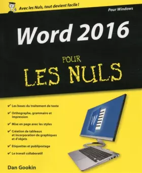 Couverture du produit · Word 2016 pour les Nuls