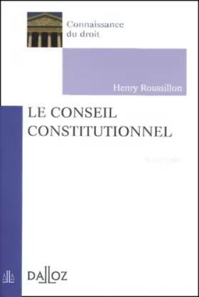 Couverture du produit · Le Conseil constitutionnel