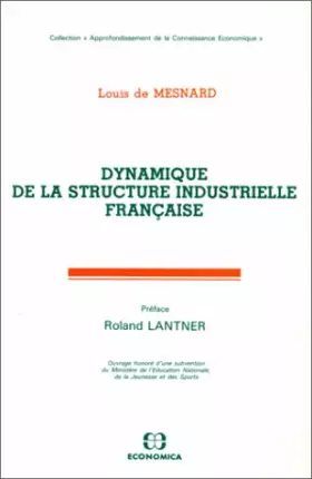 Couverture du produit · Dynamique de la structure industrielle française