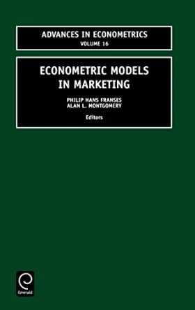 Couverture du produit · Econometric Models In Marketing