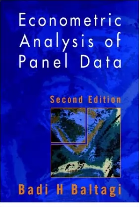 Couverture du produit · Econometric Analysis of Panal Data